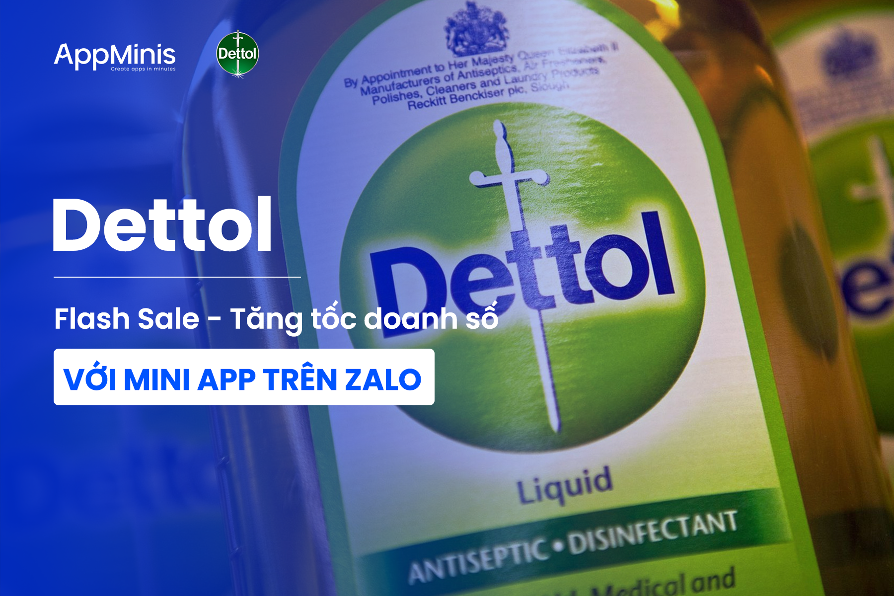 Flash Sale trên Zalo Mini App Dettol – Bí quyết tăng tốc doanh số cho ngành FMCG