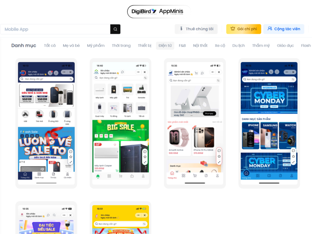 Template thiết kế giao diện đăng nhập ngành điện tử
